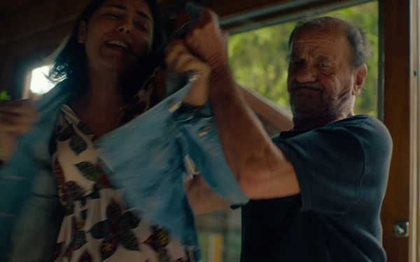 B. Miklós Székely és Franciska Farkas in The Rocking Chair